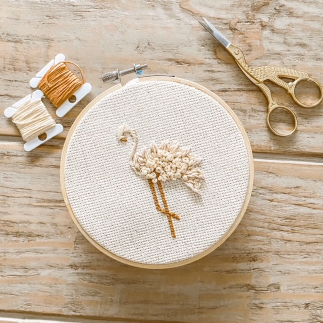 flamingo (custom embroidery)